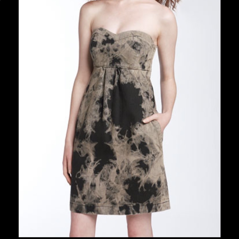 Current/Elliott Tulip Dress Denim Cloud Wash Night